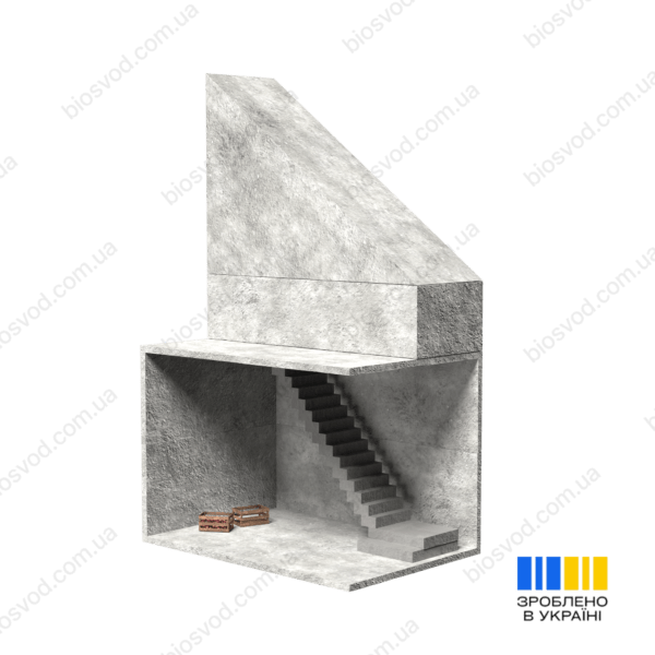 Погріб (льох) 10 м. куб. бетонний - Зображення 3