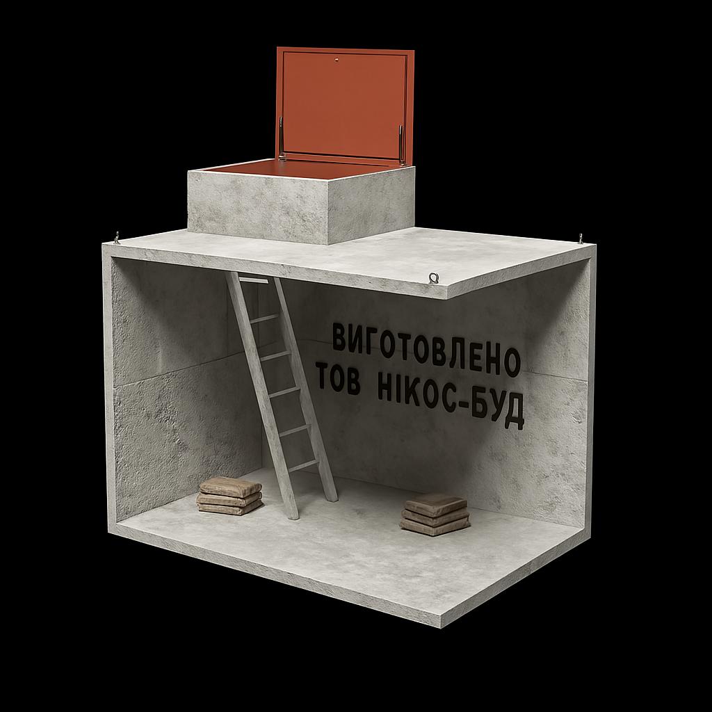 Погріб (льох) 10 м. куб. бетонний - Зображення 10