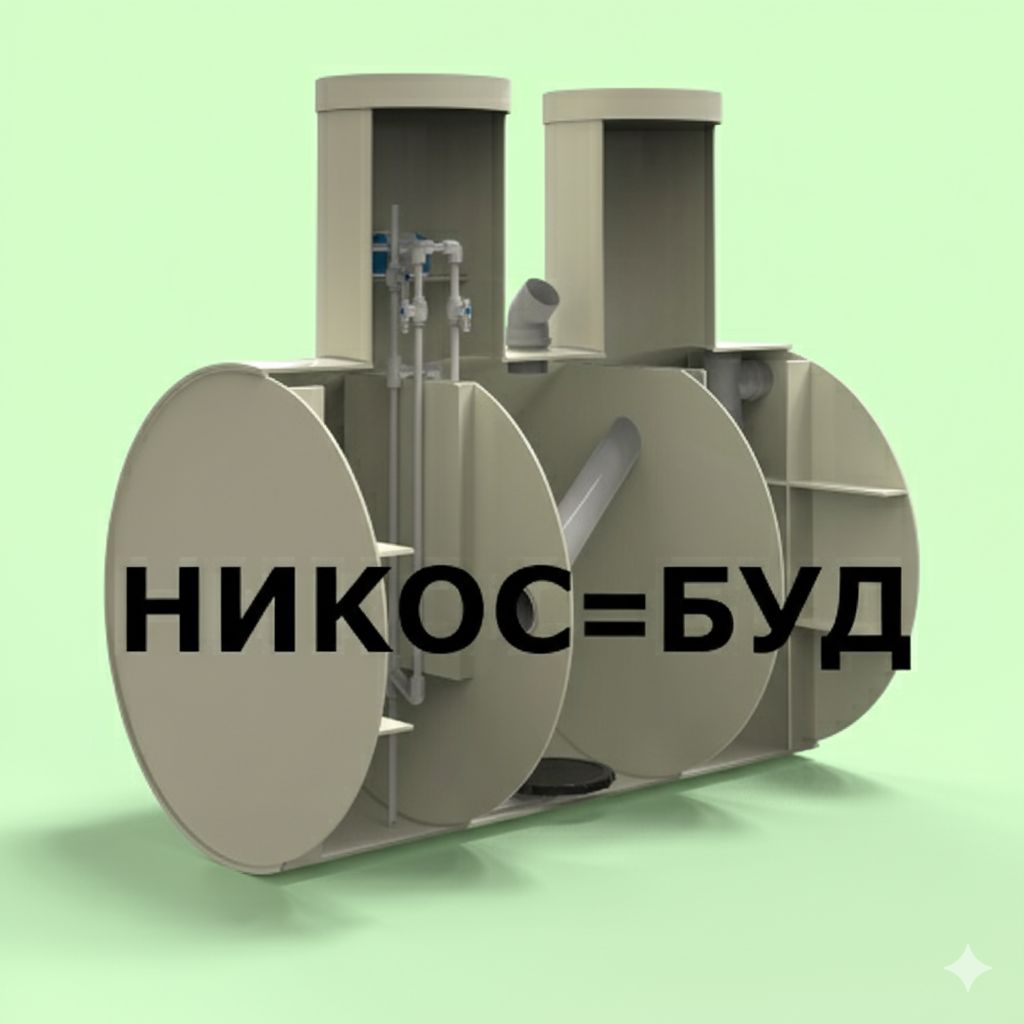 Септик для дачі «НІКОС-ГІБРИД» 6,6 м. куб. (очистка з електрикою до 98%, без електрики до 75%) - Зображення 3