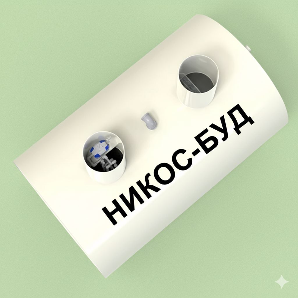 Септик для дачі «НІКОС-ГІБРИД» 6,6 м. куб. (очистка з електрикою до 98%, без електрики до 75%) - Зображення 7
