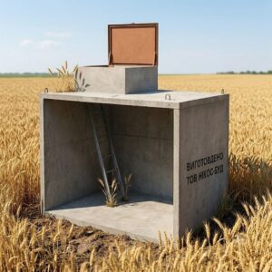 Укриття протиосколкове-погріб зі спецбетону 12м³